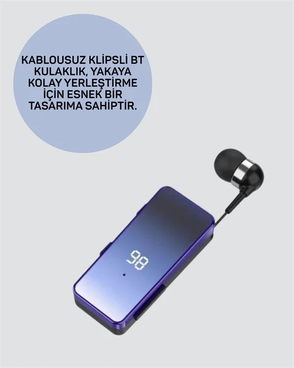 LED Ekranlı, Ses Kontrol Düğmeli Kulaklık – Şarj Durumunu ve Ses Seviyesini Anında Yönetin