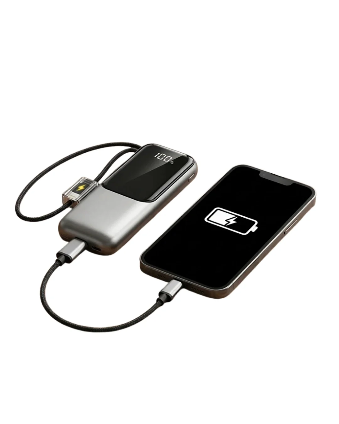 LED Ekranlı Süper Fast Charge Özellikli Mini Powerbank