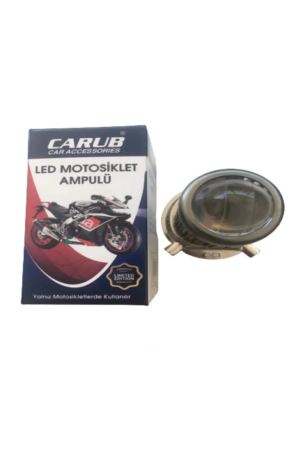 Led Far Ampül Metal Gövde Füme Kasa H-4 Uzun Kısa Vardır Kısa Sar