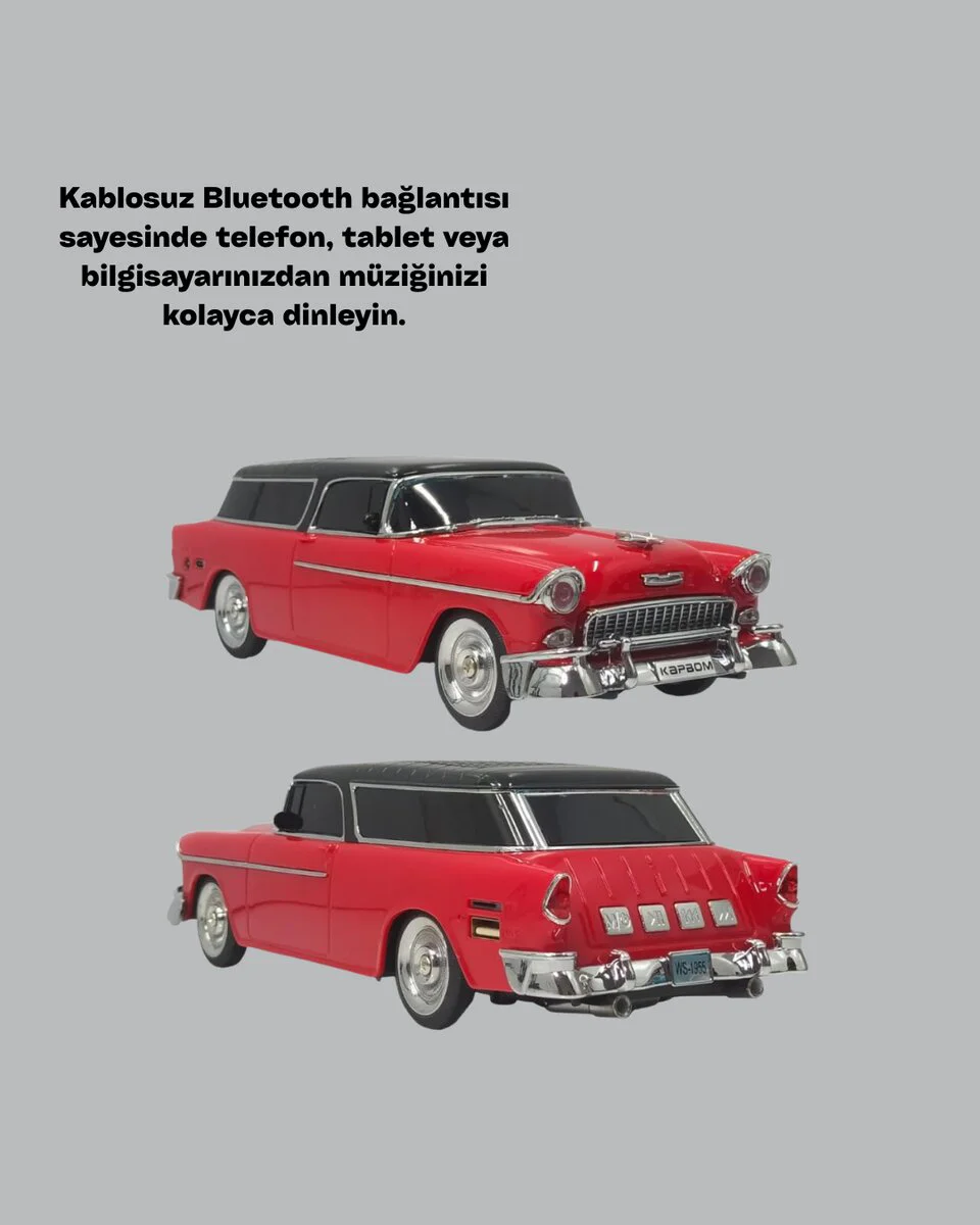 LED Farlı 10W Güçlü Ses Çıkışlı Bluetooth Hoparlör