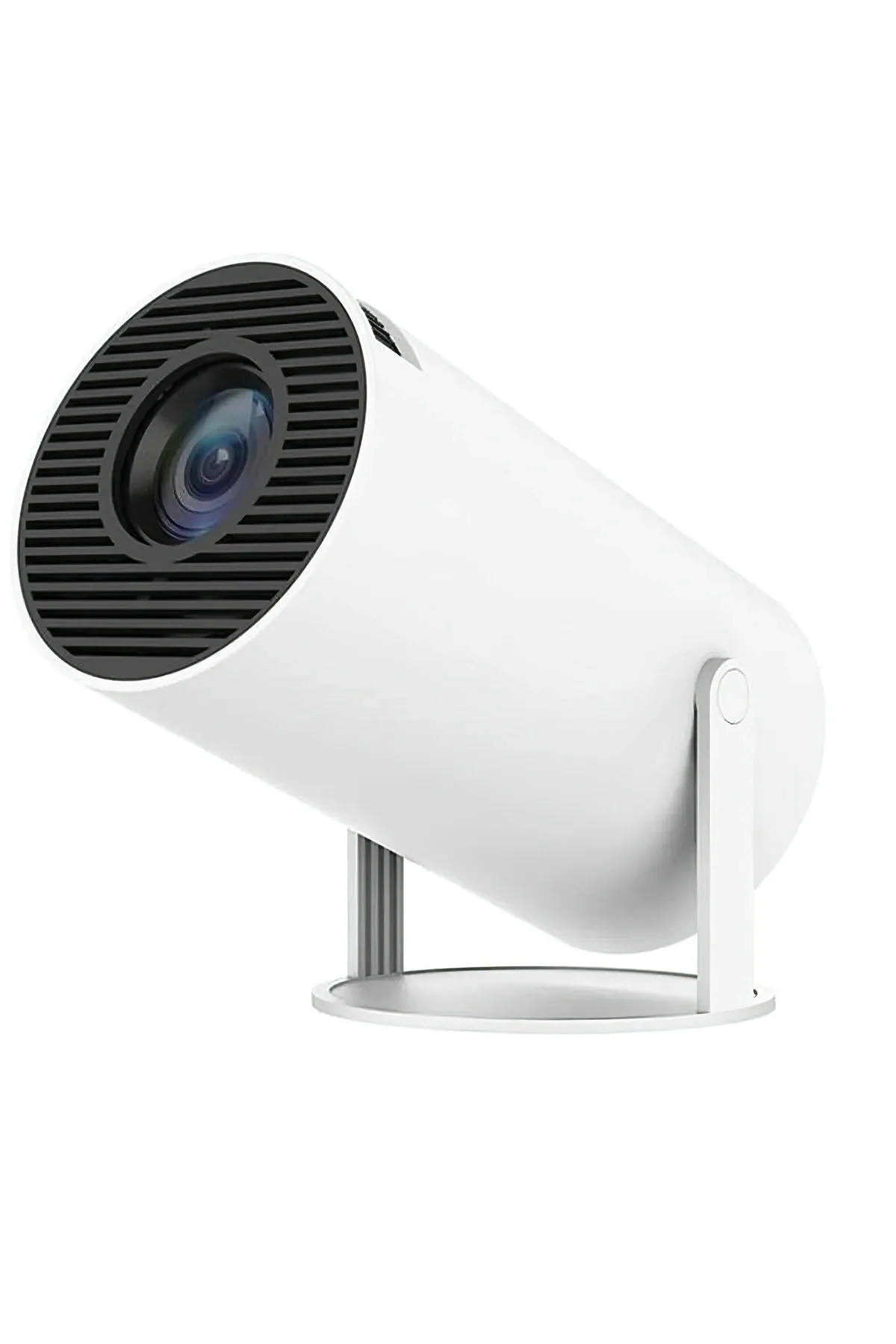 LED FULL HD projeksiyon cihazı 2160x1440 çözünürlük WiFi Bluetooth USB HDMI beyaz