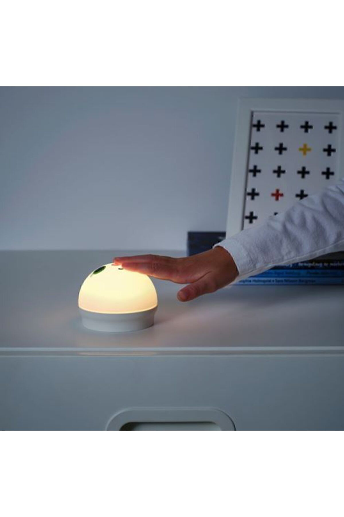 İkea Led Gece Lambasi Beyaz Tavşan Pil Kumandali 004.337.20 Shph 10535