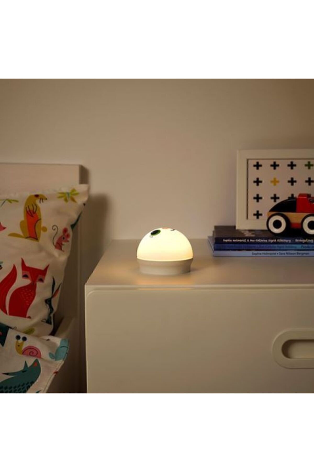 İkea Led Gece Lambasi Beyaz Tavşan Pil Kumandali 004.337.20 Shph 10535
