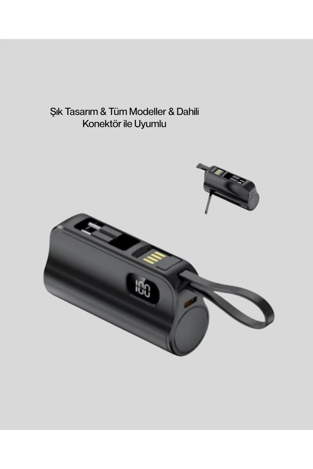 LED Göstergeli 2000mAh Cep Tipi Hızlı Şarj Powerbank