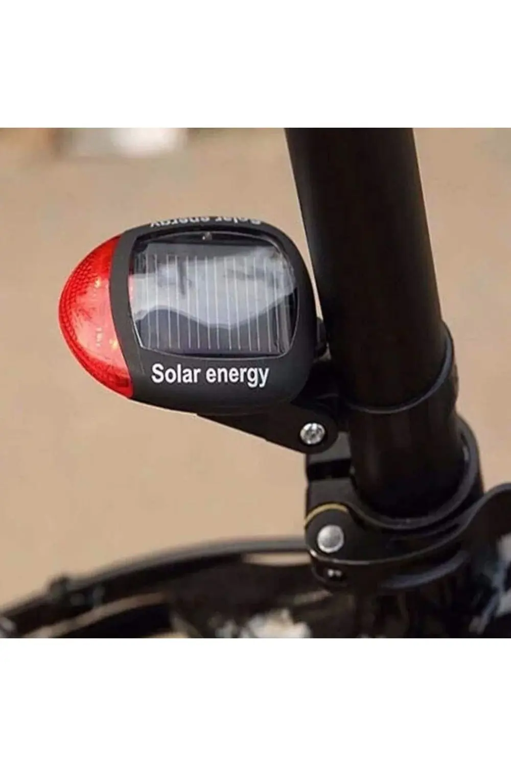 Led Güneş Enerjisi İle Şarj Edilebilir Bisiklet Kuyruk Lambası So