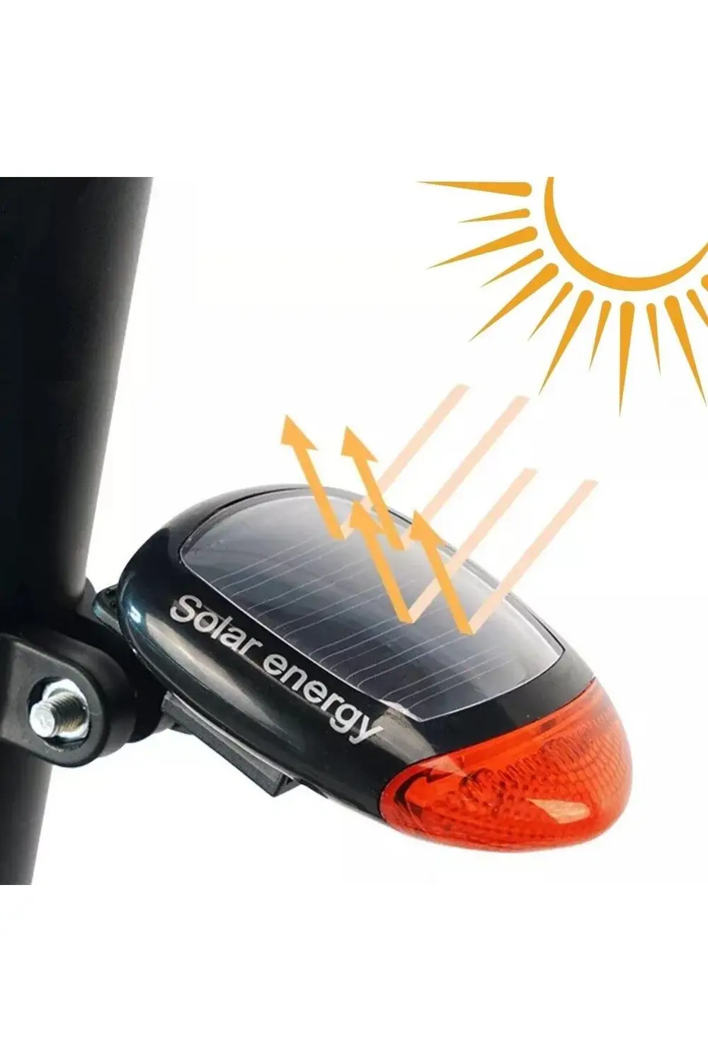 Led Güneş Enerjisi İle Şarj Edilebilir Bisiklet Kuyruk Lambası So