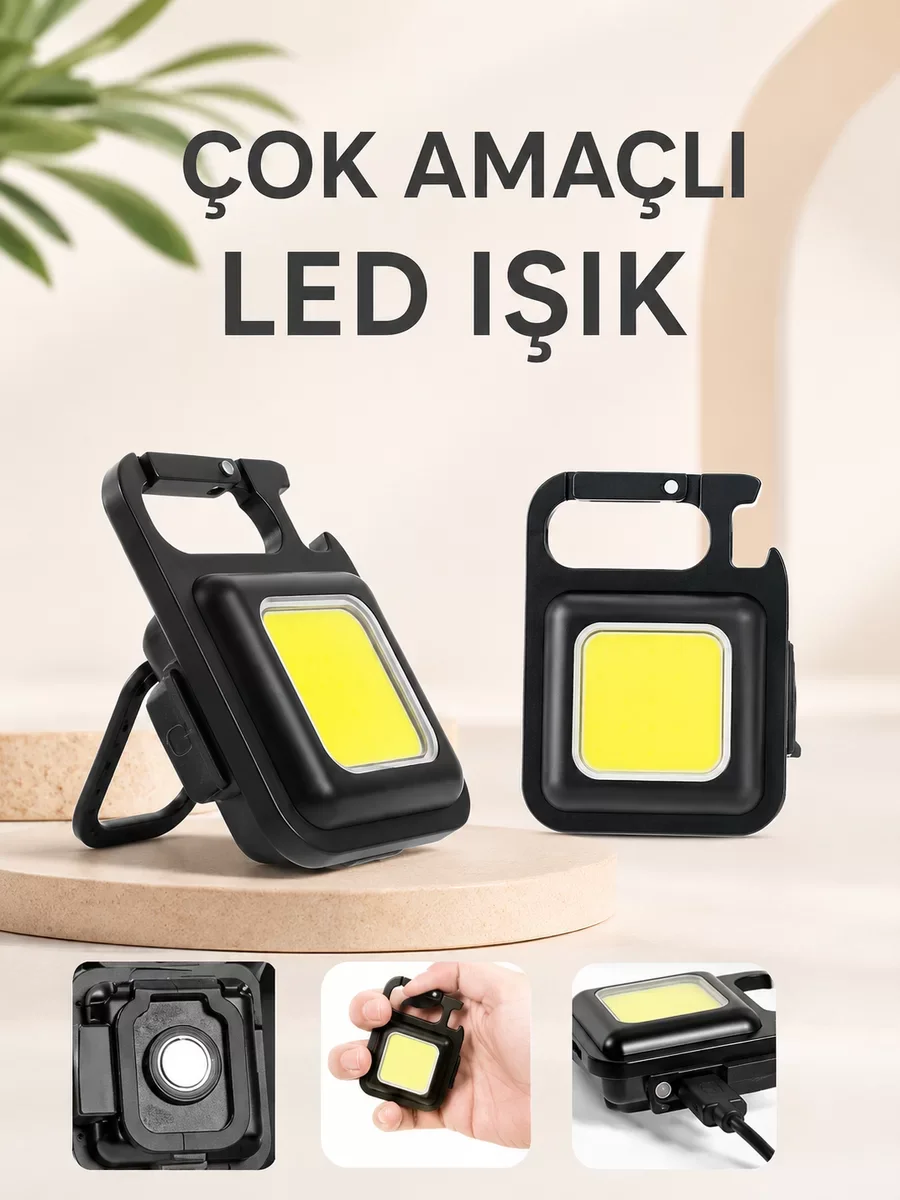 Led Işık Acil Durum Işığı Çok Fonksiyonlu Mıknatıs Özelliği