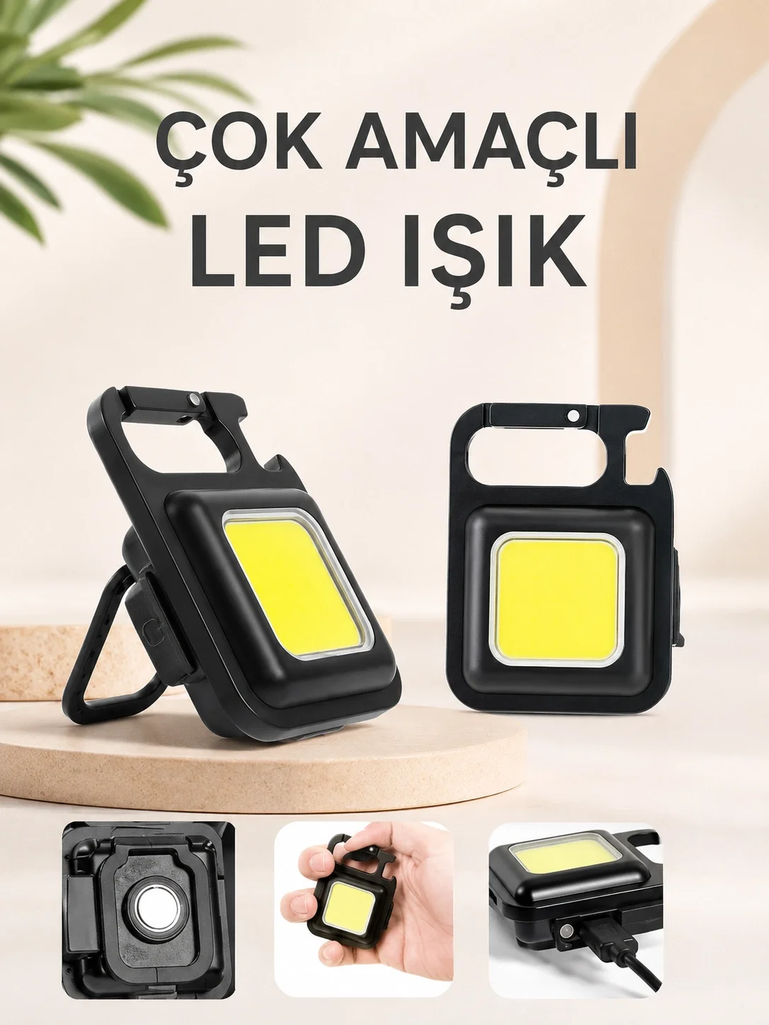 Led Işık Acil Durum Işığı Çok Fonksiyonlu Mıknatıs Özelliği