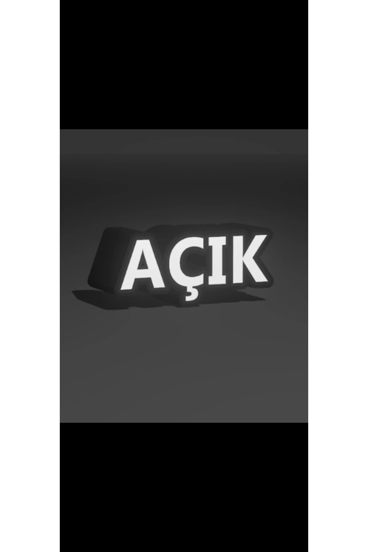 LED IŞIKLI AÇIK OPEN TABELA