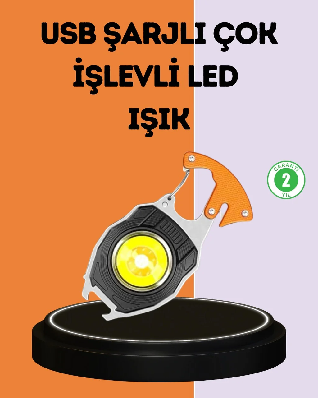 Led Işıklı Acil Durum Düdüklü Anahtarlık Fener Diğer