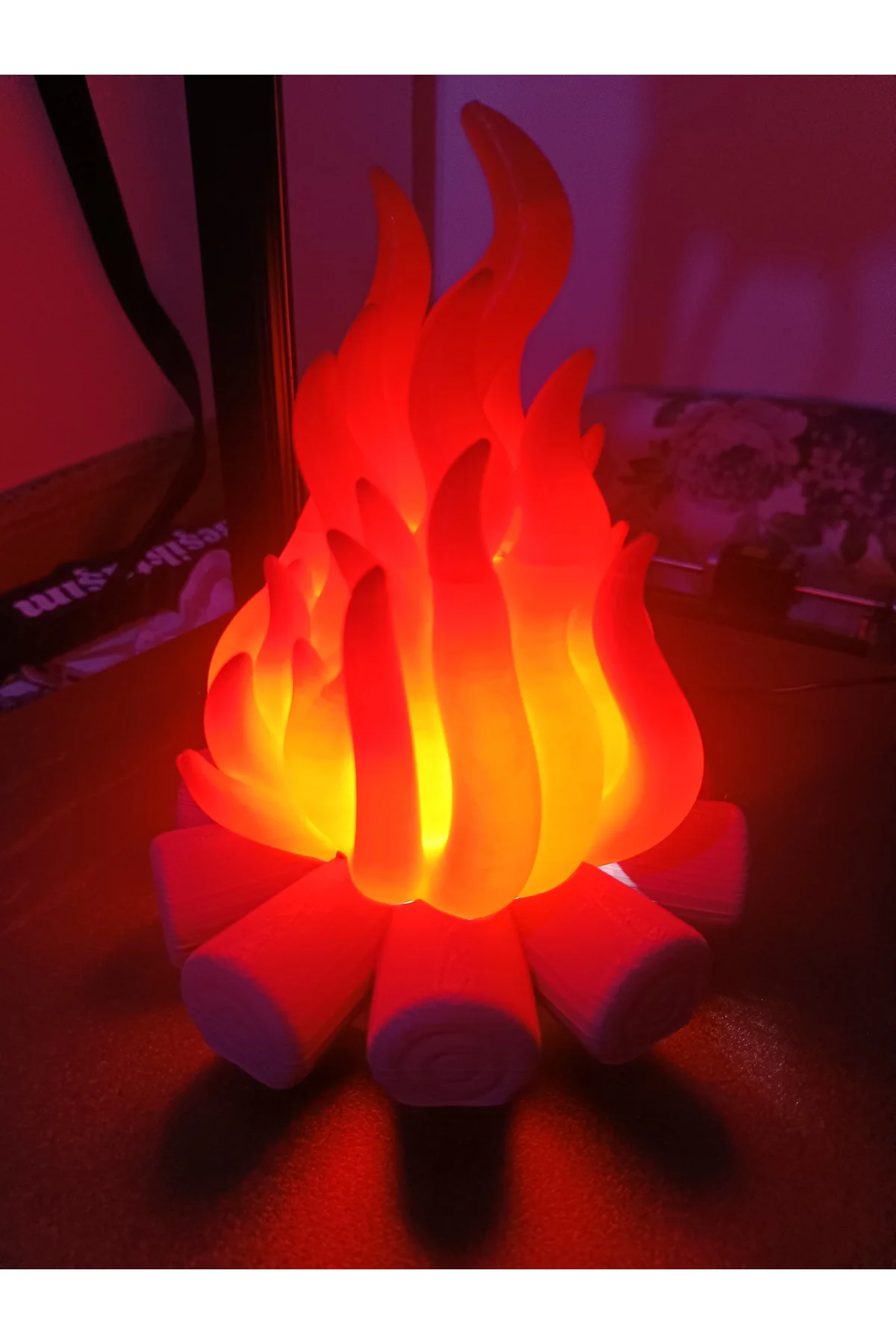 LED IŞIKLI ALEV SAÇAN 🔥 MEŞALE (TEK MODLU)