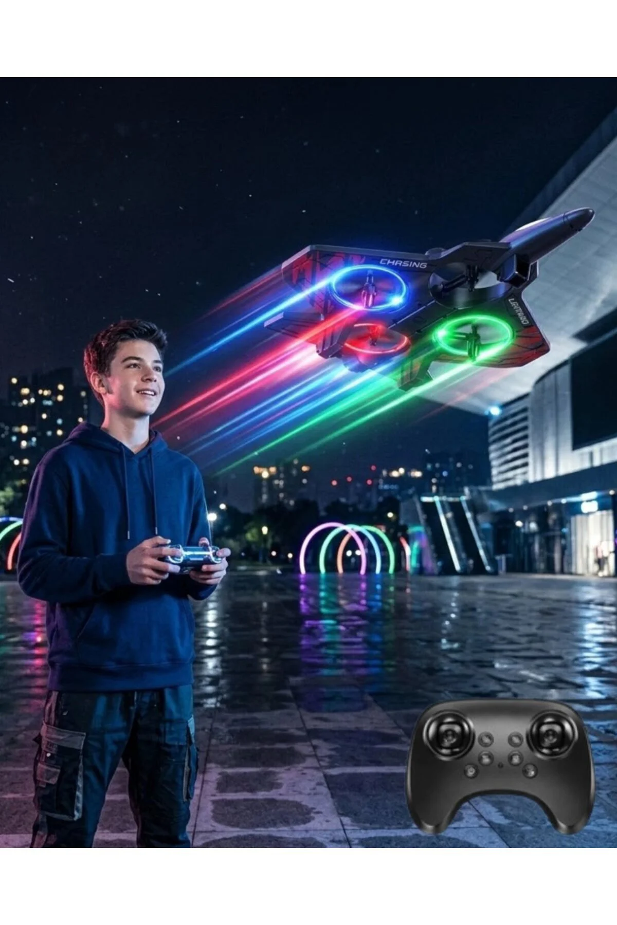 LED Işıklı Araç Ön Cam Telefon Numarası Gösterme Aparatı + 3 Sevi