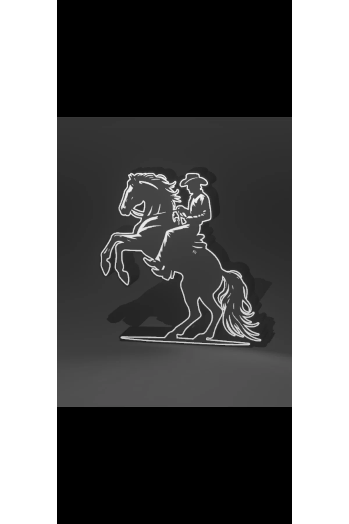 LED IŞIKLI AT KOVBOY