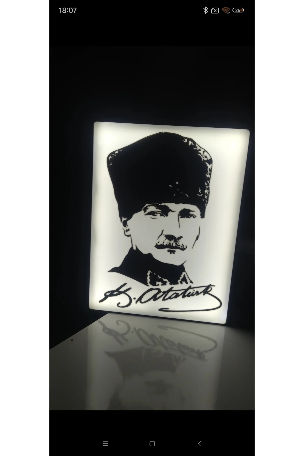 LED IŞIKLI ATATÜRK