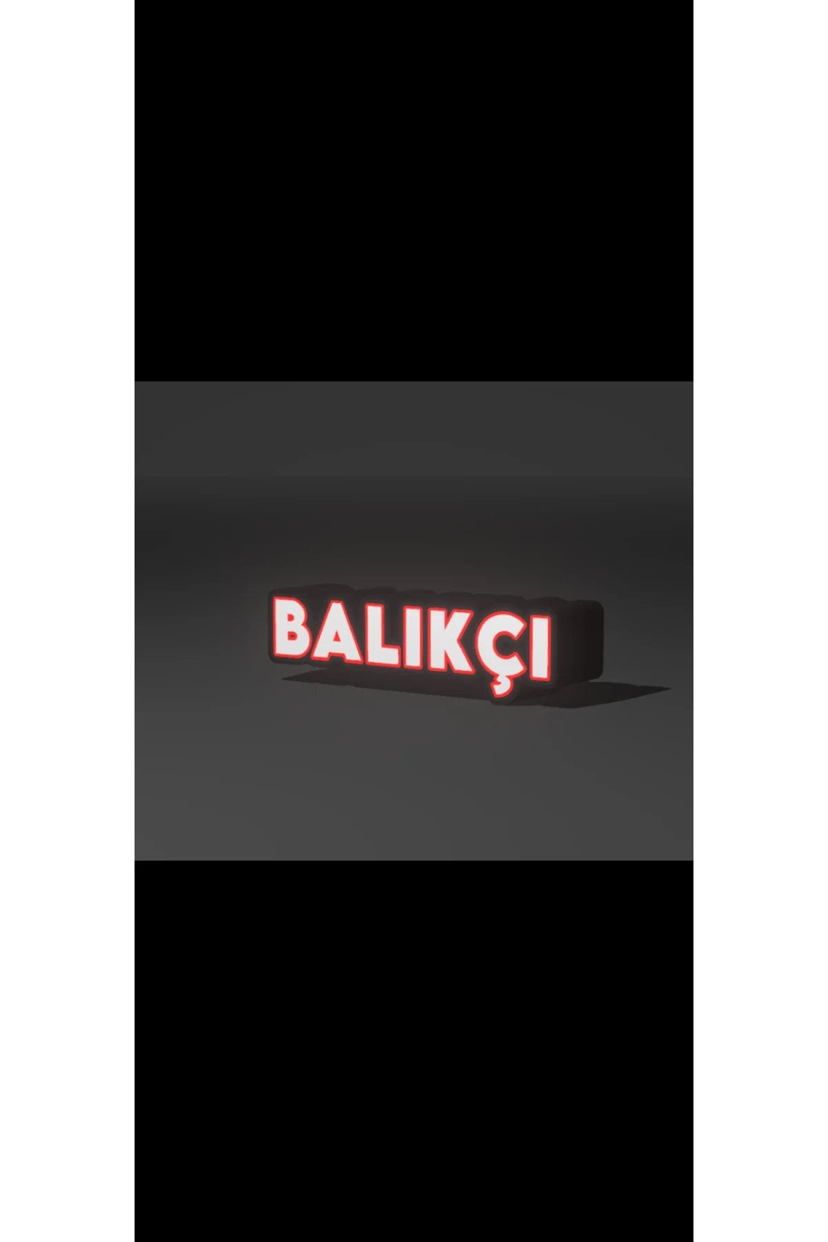 LED IŞIKLI BALIKÇI TABELA