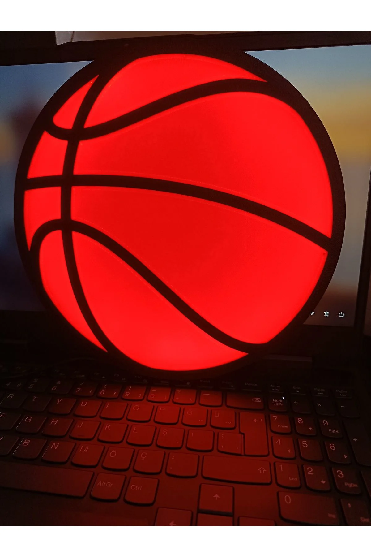 Led Işıklı Basketbol Topu Lamba