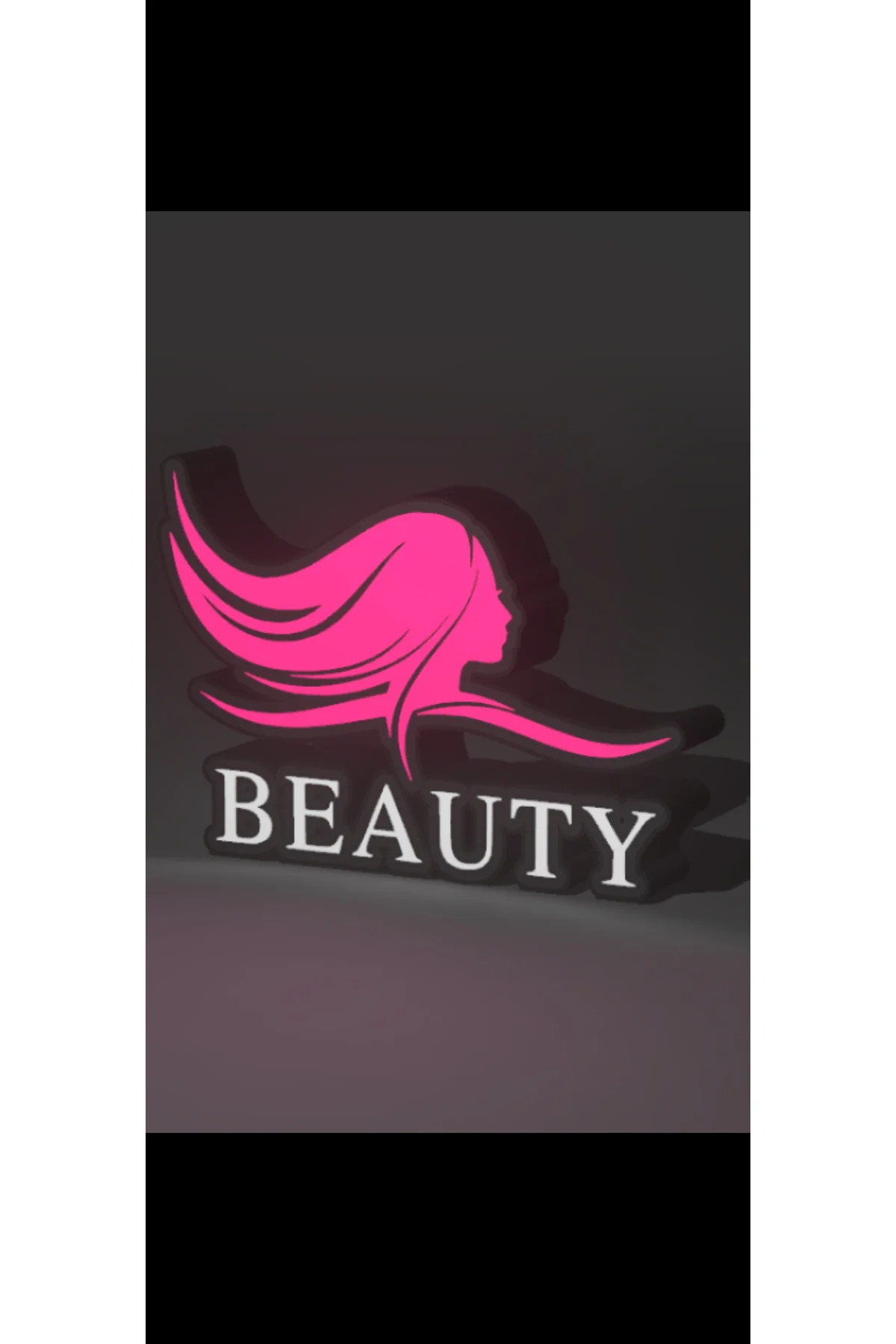 LED IŞIKLI BEAUTY KUAFÖR
