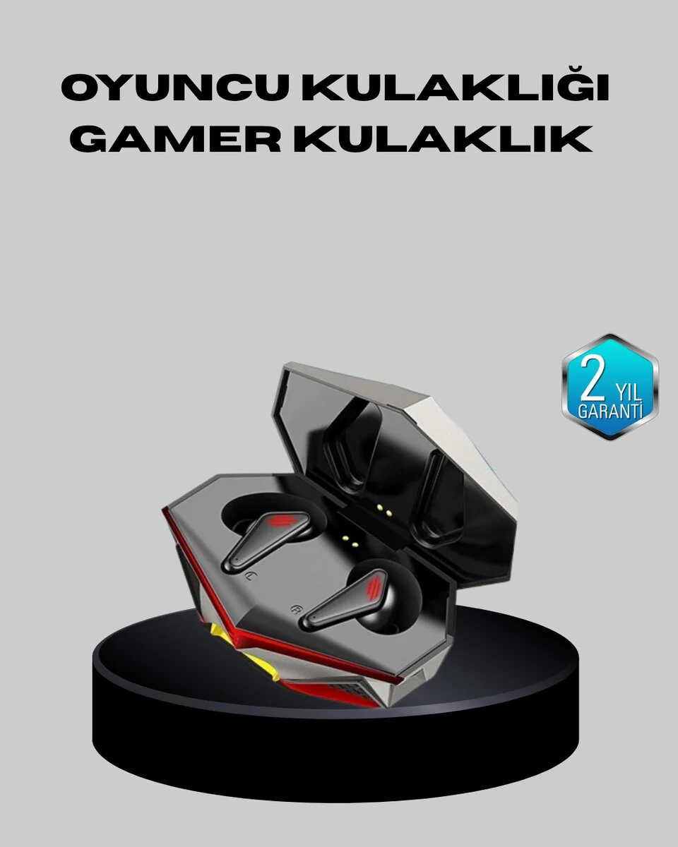 LED Işıklı Bluetooth 5.0 Kablosuz Kulaklık - Konforlu Spor ve Günlük Kullanım İçin
