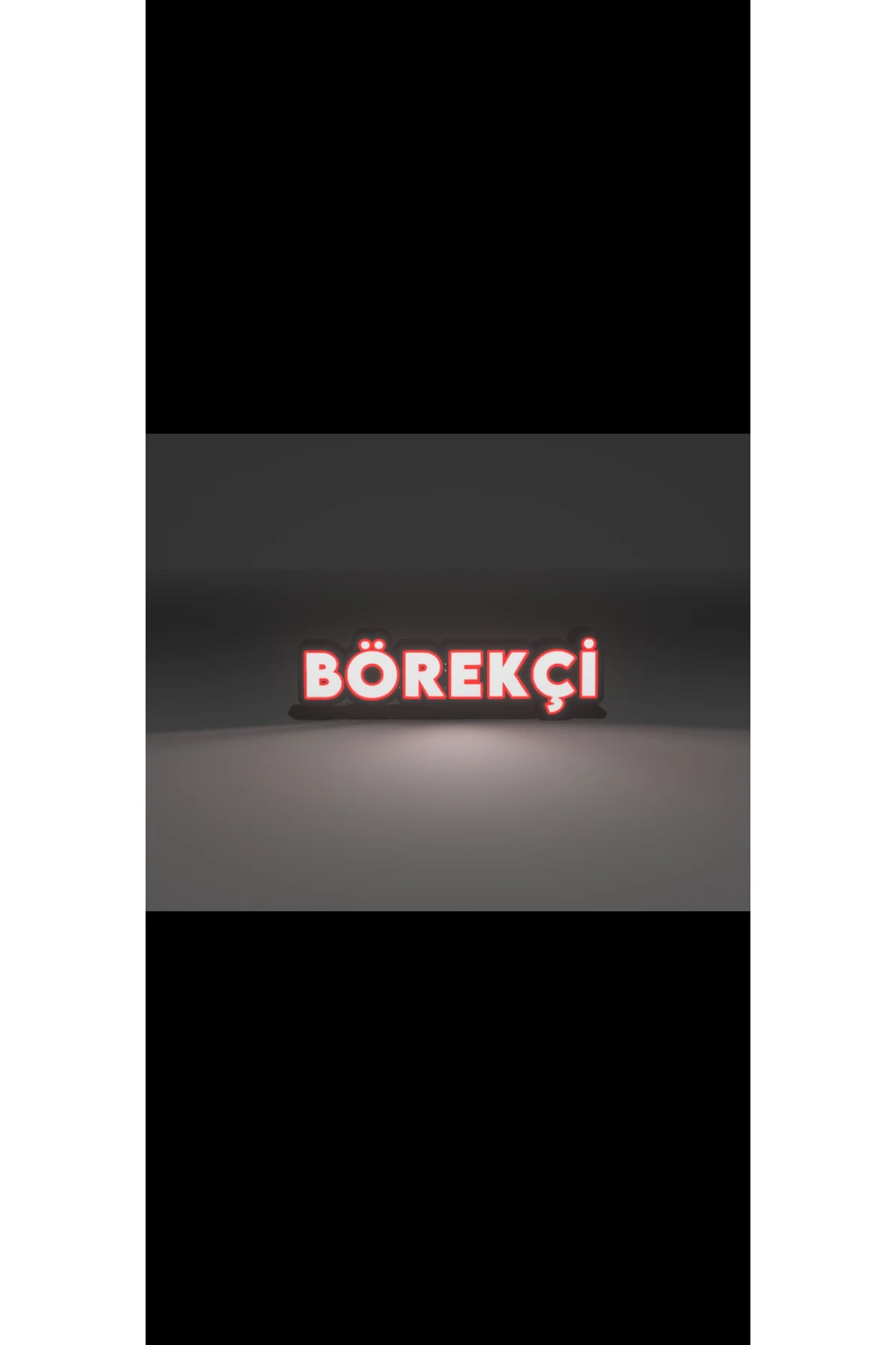 LED IŞIKLI BÖREKÇİ TABELA