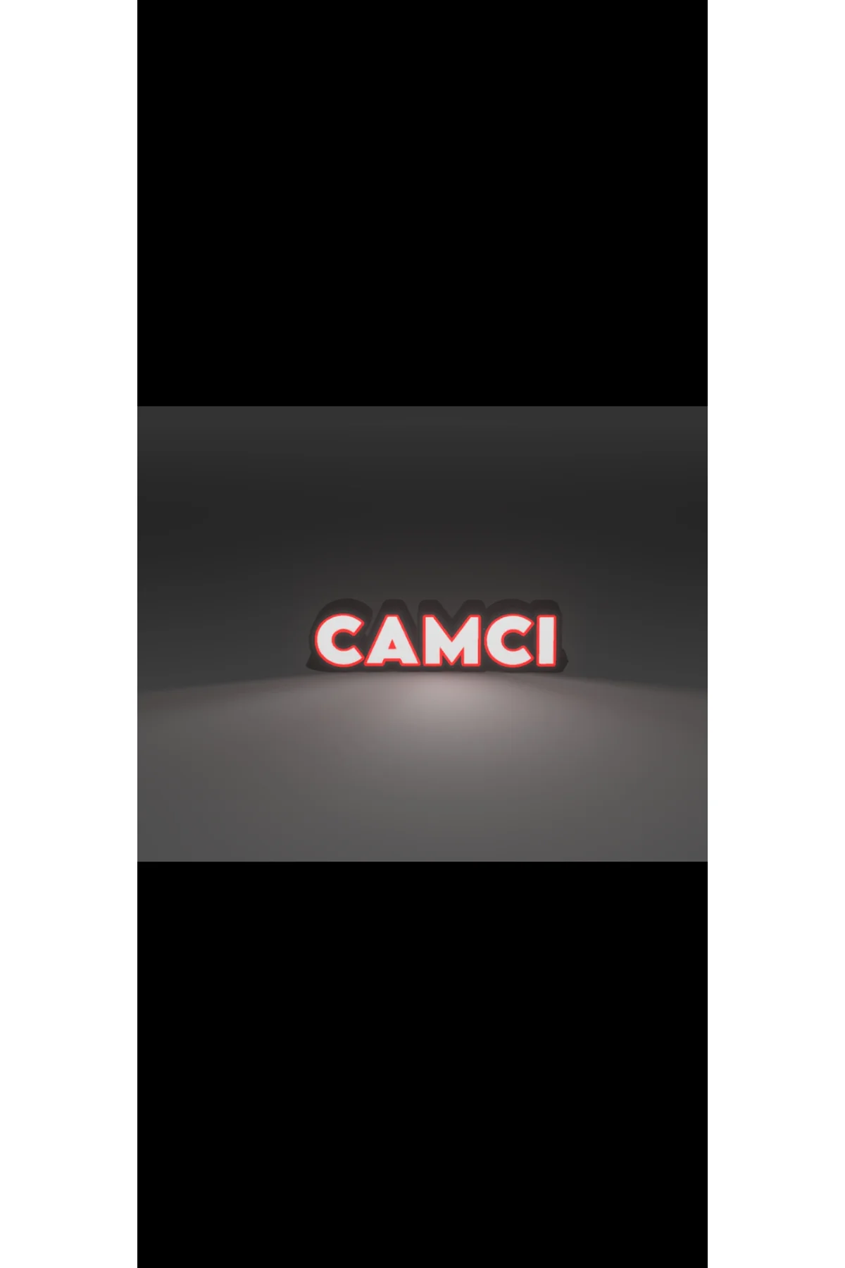 LED IŞIKLI CAMCI TABELA