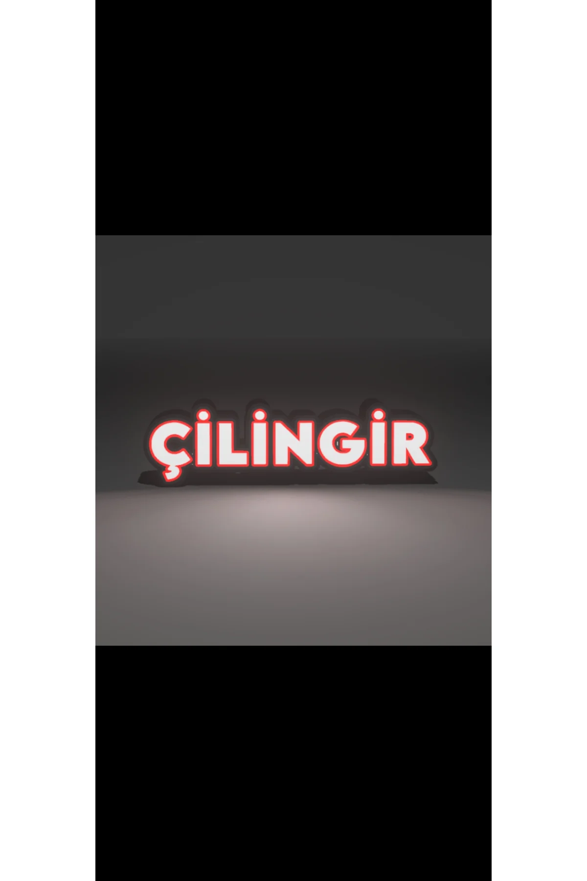 LED IŞIKLI ÇİLİNGİR TABELA