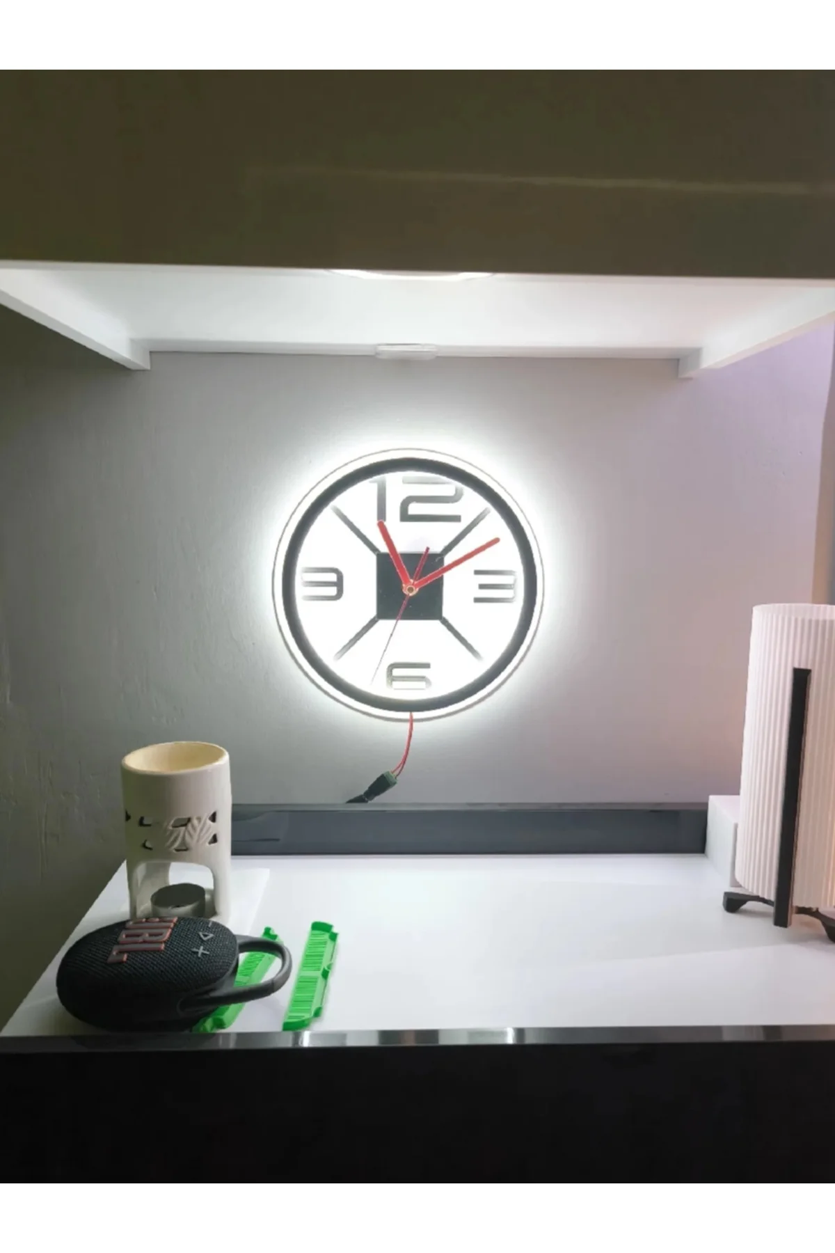LED IŞIKLI DUVAR SAATİ