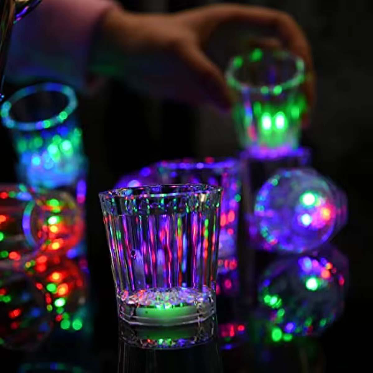 LED Işıklı Eğlence Bardakları - 3 Modlu Renk Değiştiren Bardak 12