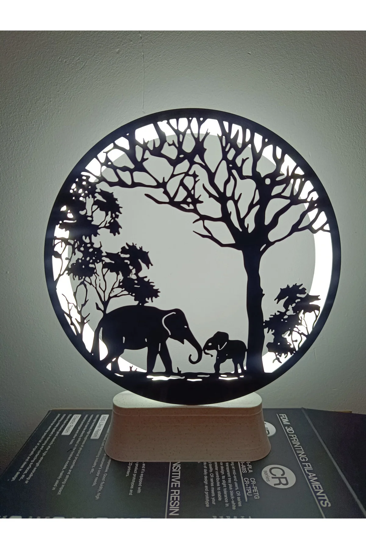 LED IŞIKLI FİL AĞAÇ ORMAN