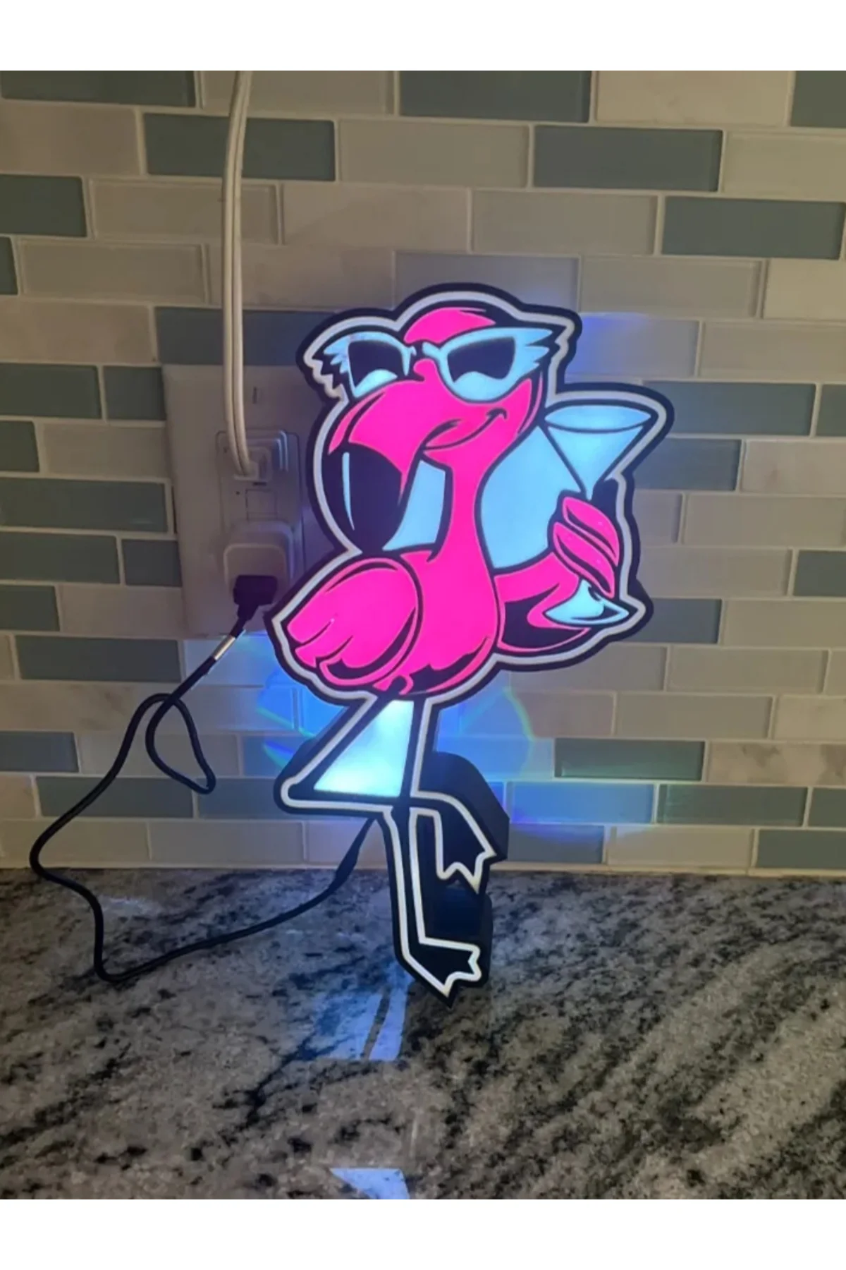 LED IŞIKLI FİLAMİNGO