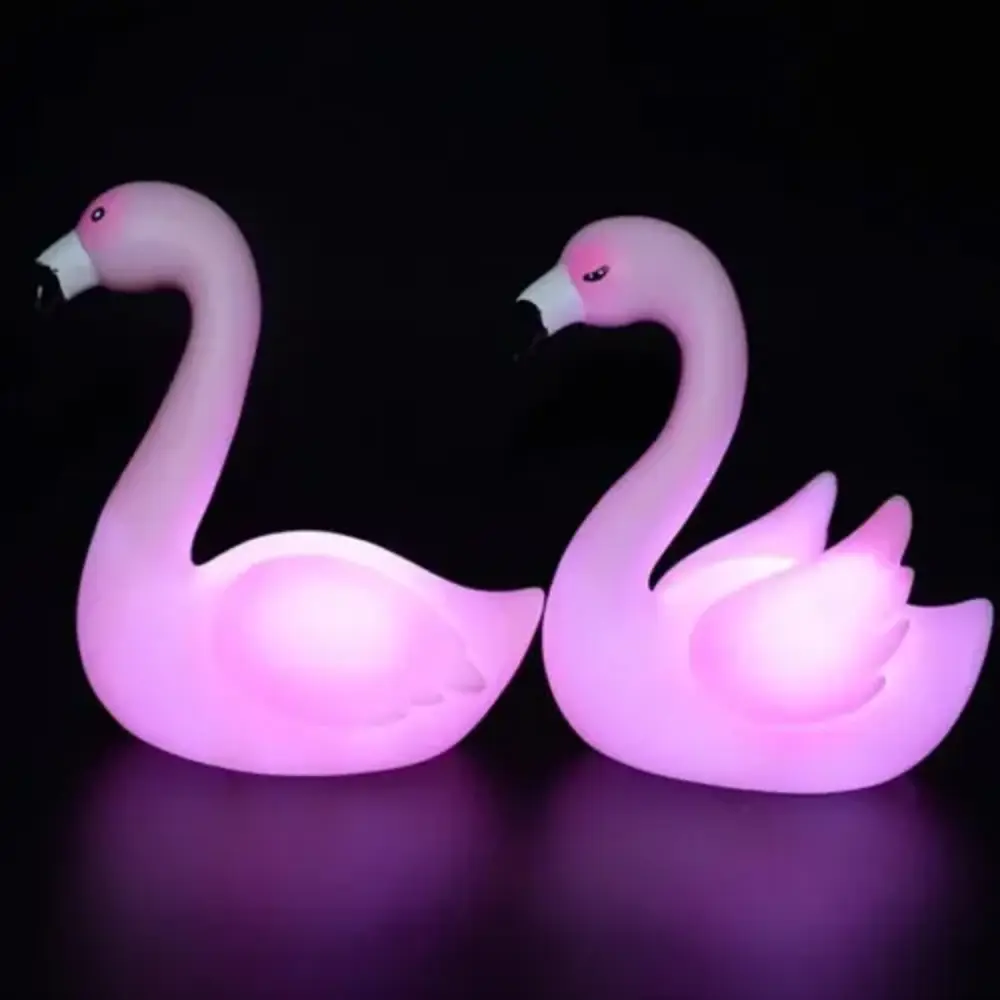 Led Işıklı Flamingo Masa Lambası