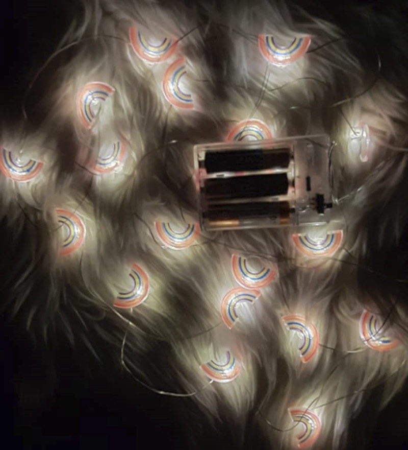 Led Işıklı Gökkuşağı Dekoratif Işıklı İp - 3 Metre, 20 Adet Gökku Led Işıklı Gökkuşağı Dekoratif Işıklı İp - 3 Metre, 20 Adet Gökku