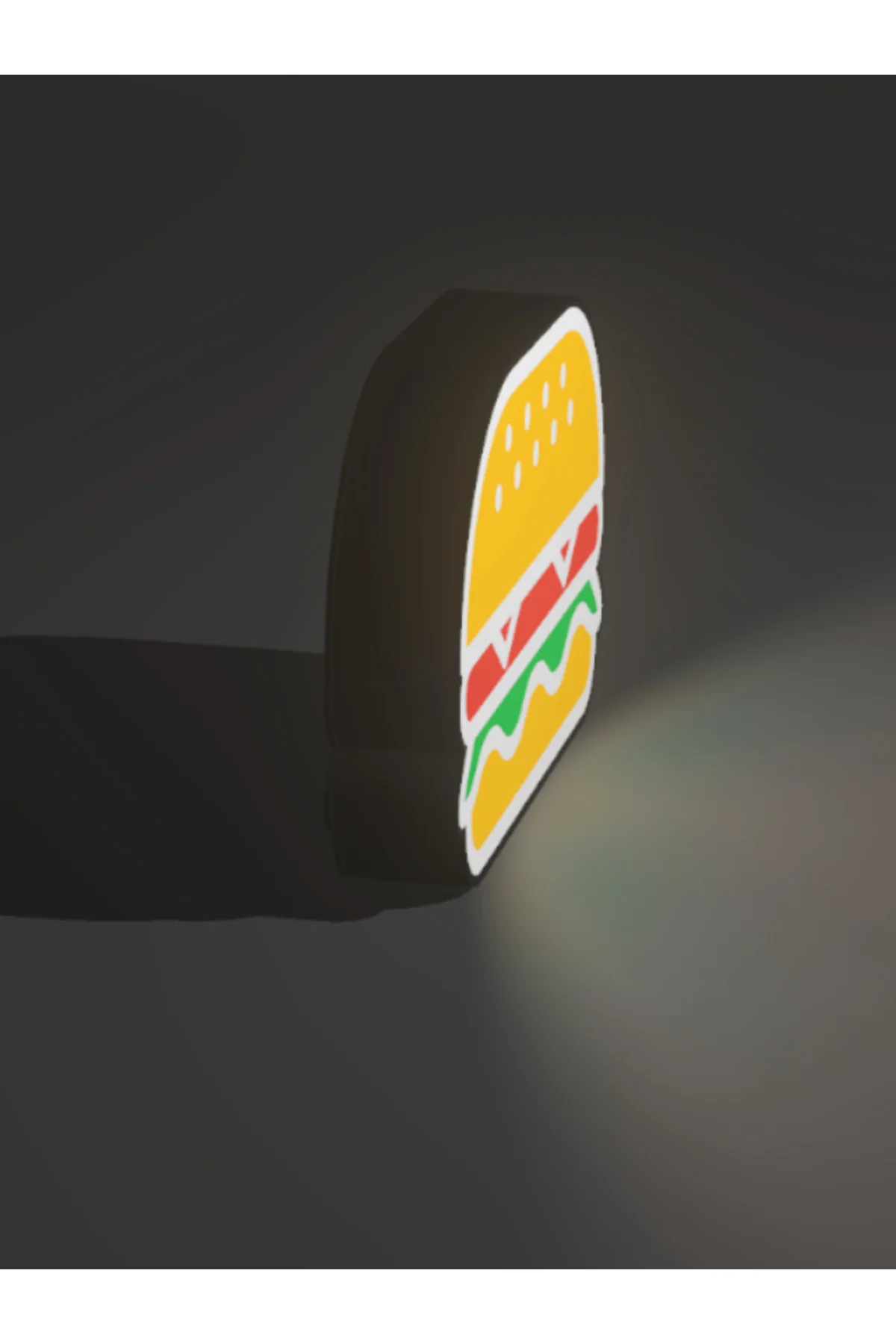 LED IŞIKLI HAMBURGER