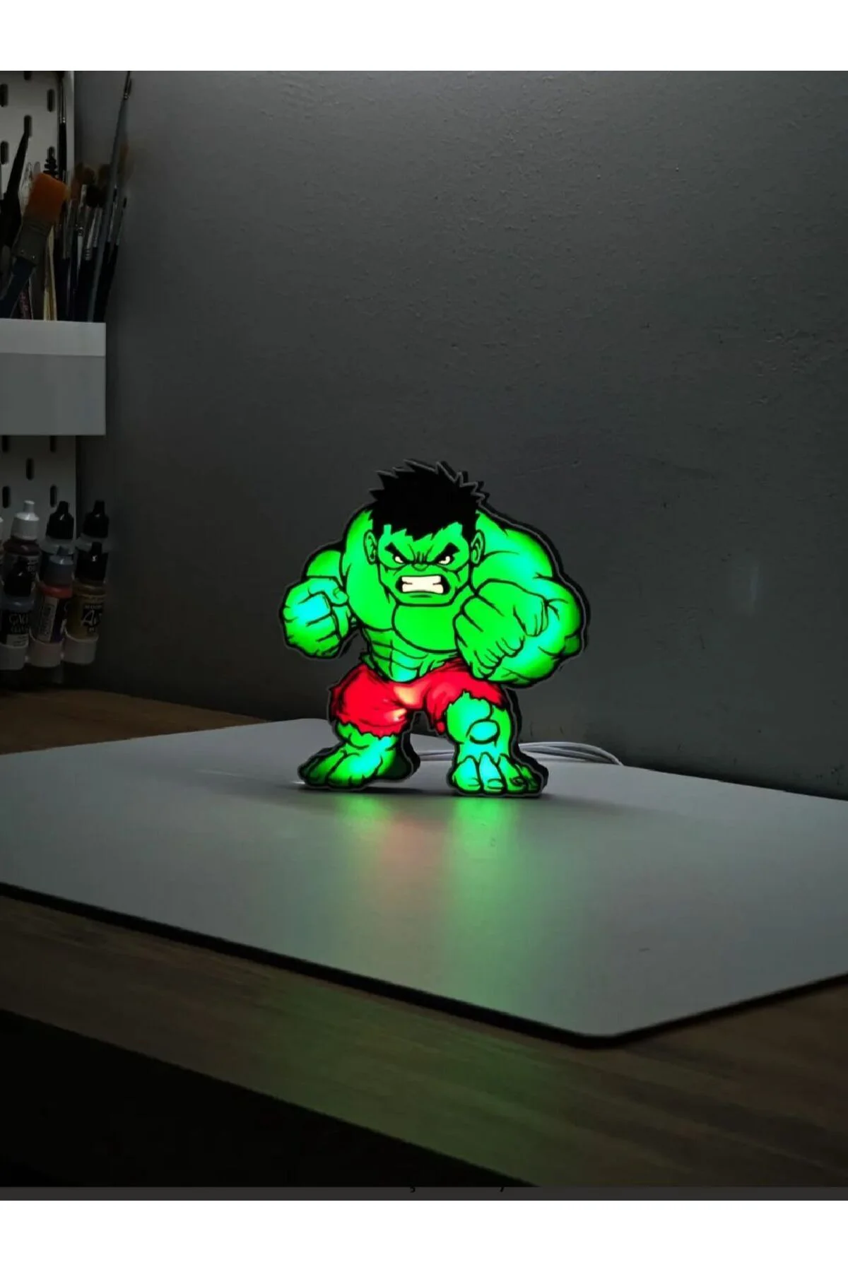 Led Işıklı Hulk Yeşil Dev