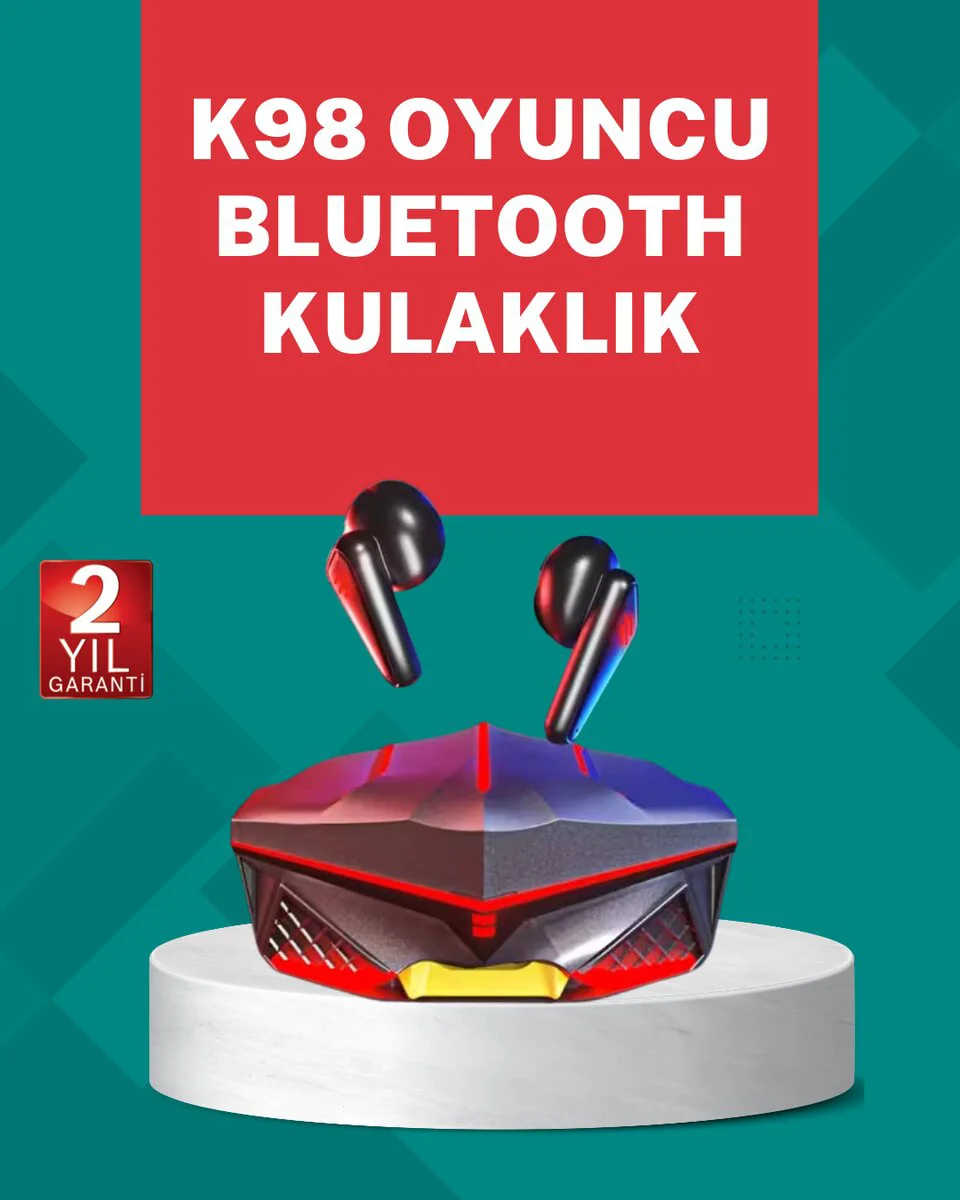 Led Işıklı Kablosuz Gaming Kulaklık - Bluetooth 5.0, IPX4, Ergonomik Tasarım