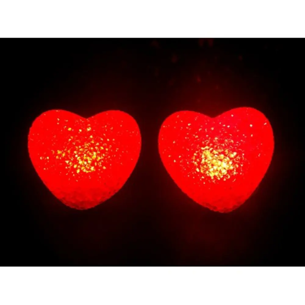 LED Işıklı Kırmızı Kalp Gece Lambası Pil ile Çalışan Dekoratif Ay LED Işıklı Kırmızı Kalp Gece Lambası Pil ile Çalışan Dekoratif Ay