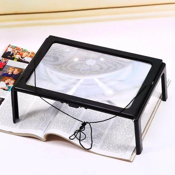 LED Işıklı Kitap Okuma Büyüteç – 3X Büyütme, 4 LED, Optik Lens Fiyatı, Yorumları ve Özellikleri