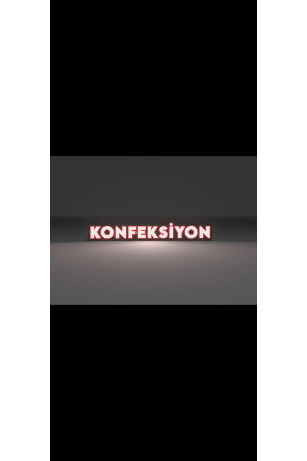 LED IŞIKLI KONFEKSİYON TABELA