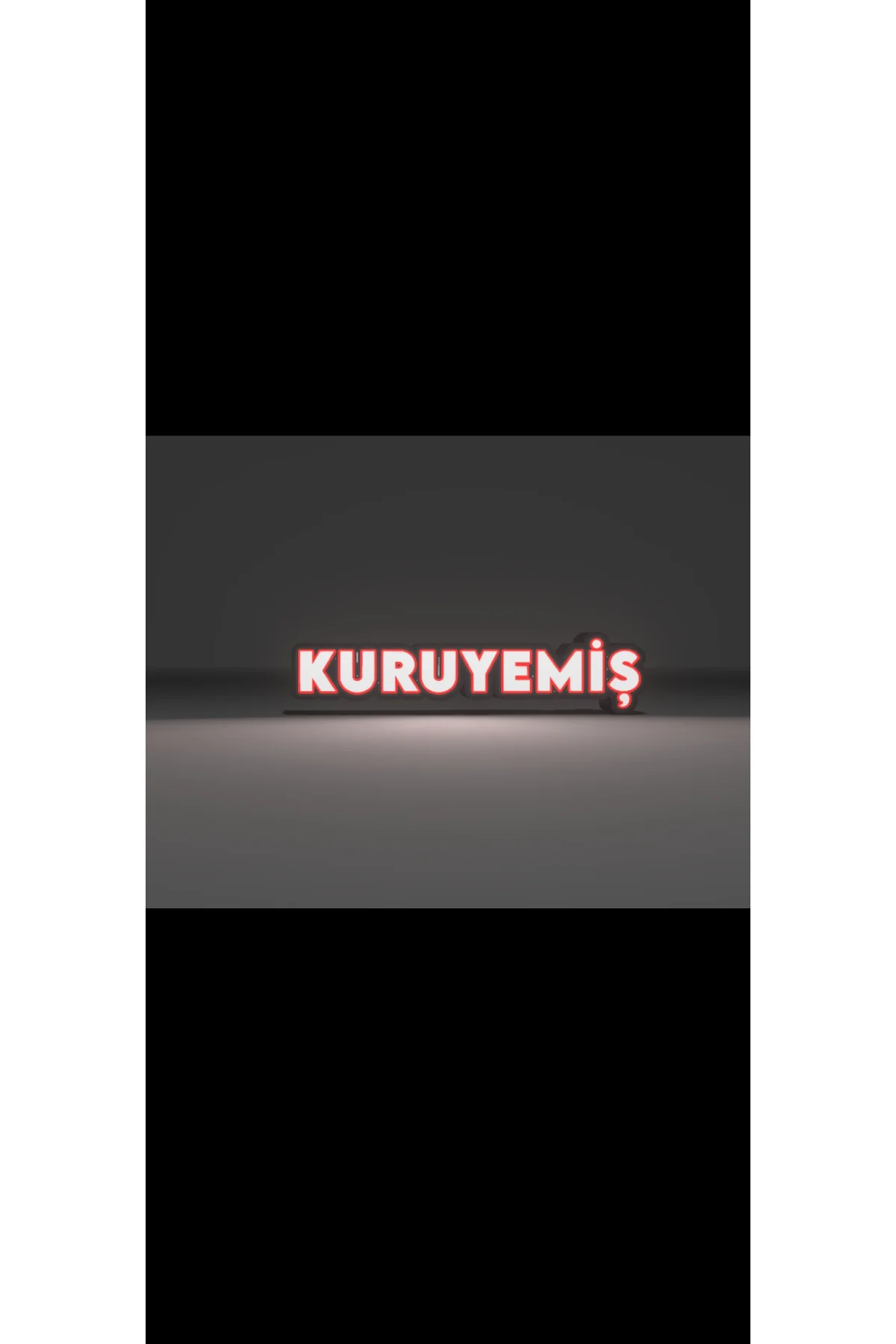 LED IŞIKLI KURUYEMİŞ TABELA