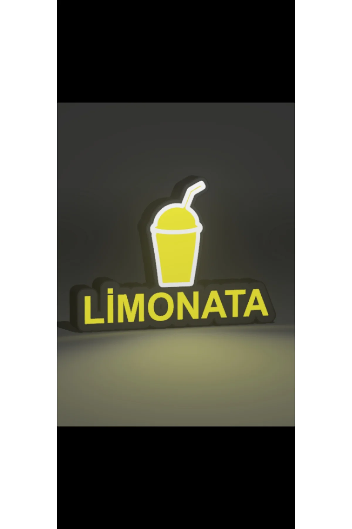 LED IŞIKLI LİMONATA CAFE RESTORAN