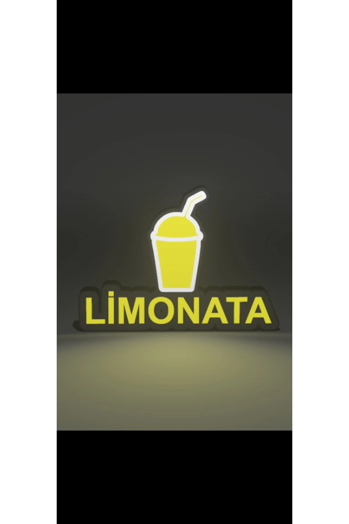 LED IŞIKLI LİMONATA CAFE RESTORAN