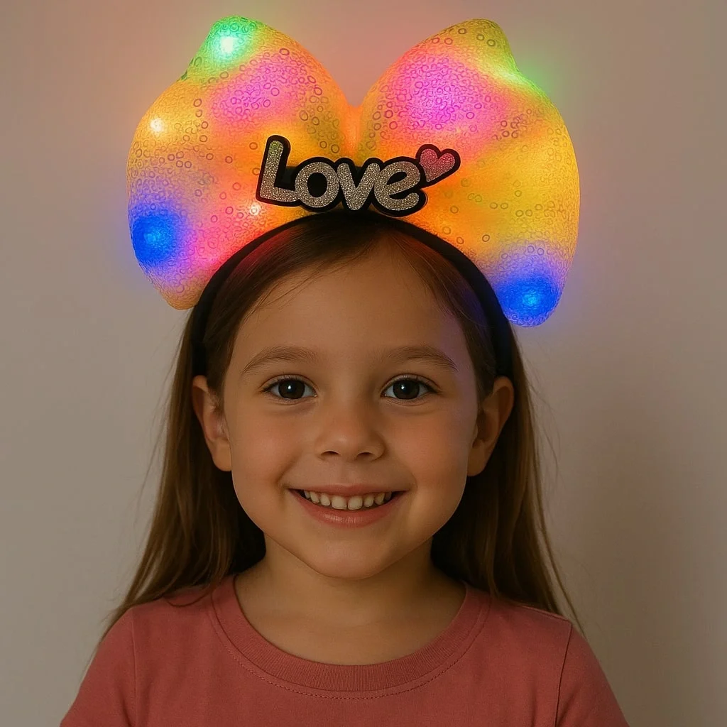 Led Işıklı Love Yazılı Sarı Fiyonk Taç – Kız Çocuk Parti Tacı Fiyatı, Yorumları ve Özellikleri