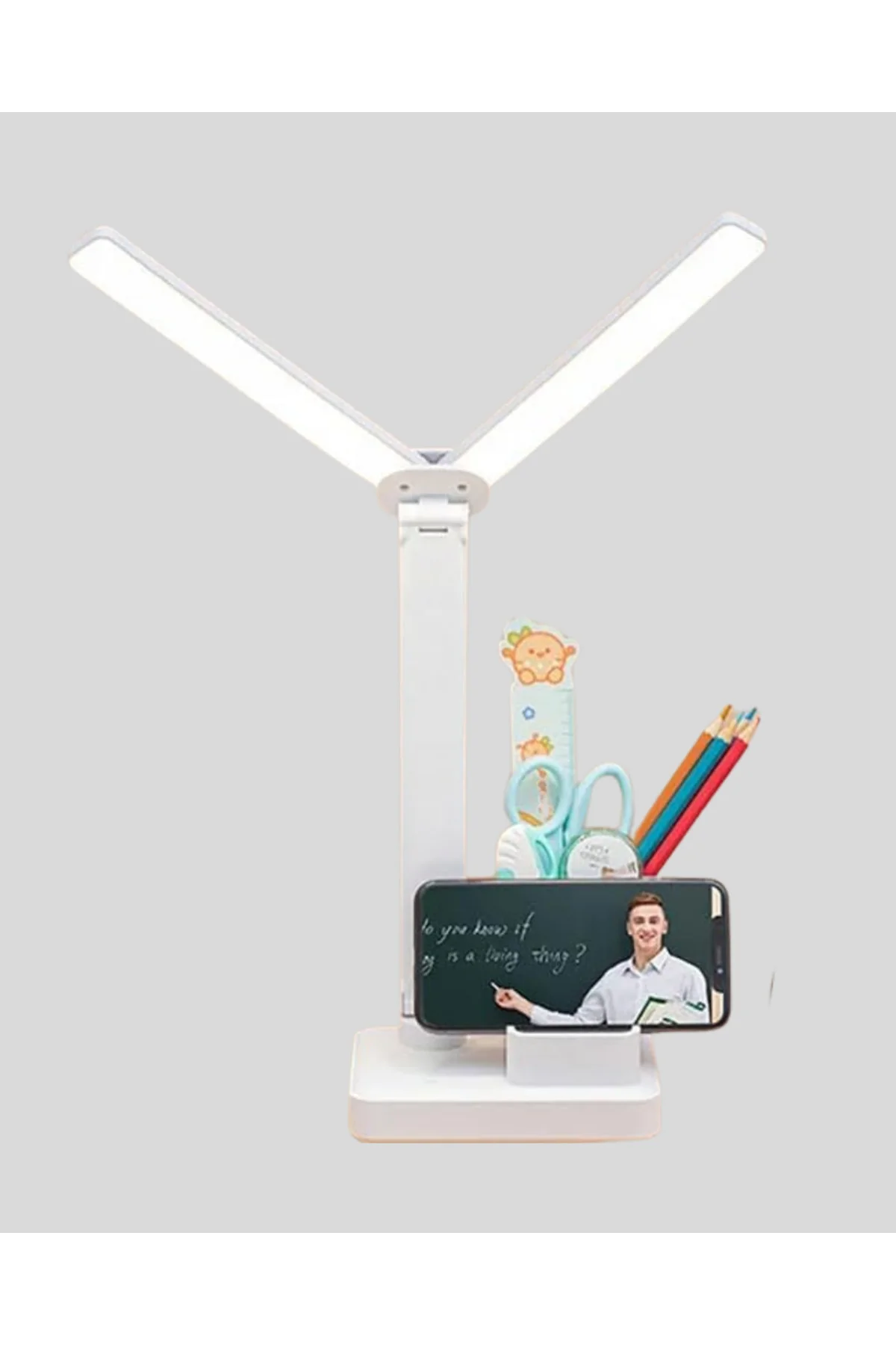 LED Işıklı Masa Lambası – Göz Yormayan, Kısılabilir ve Esnek Başl