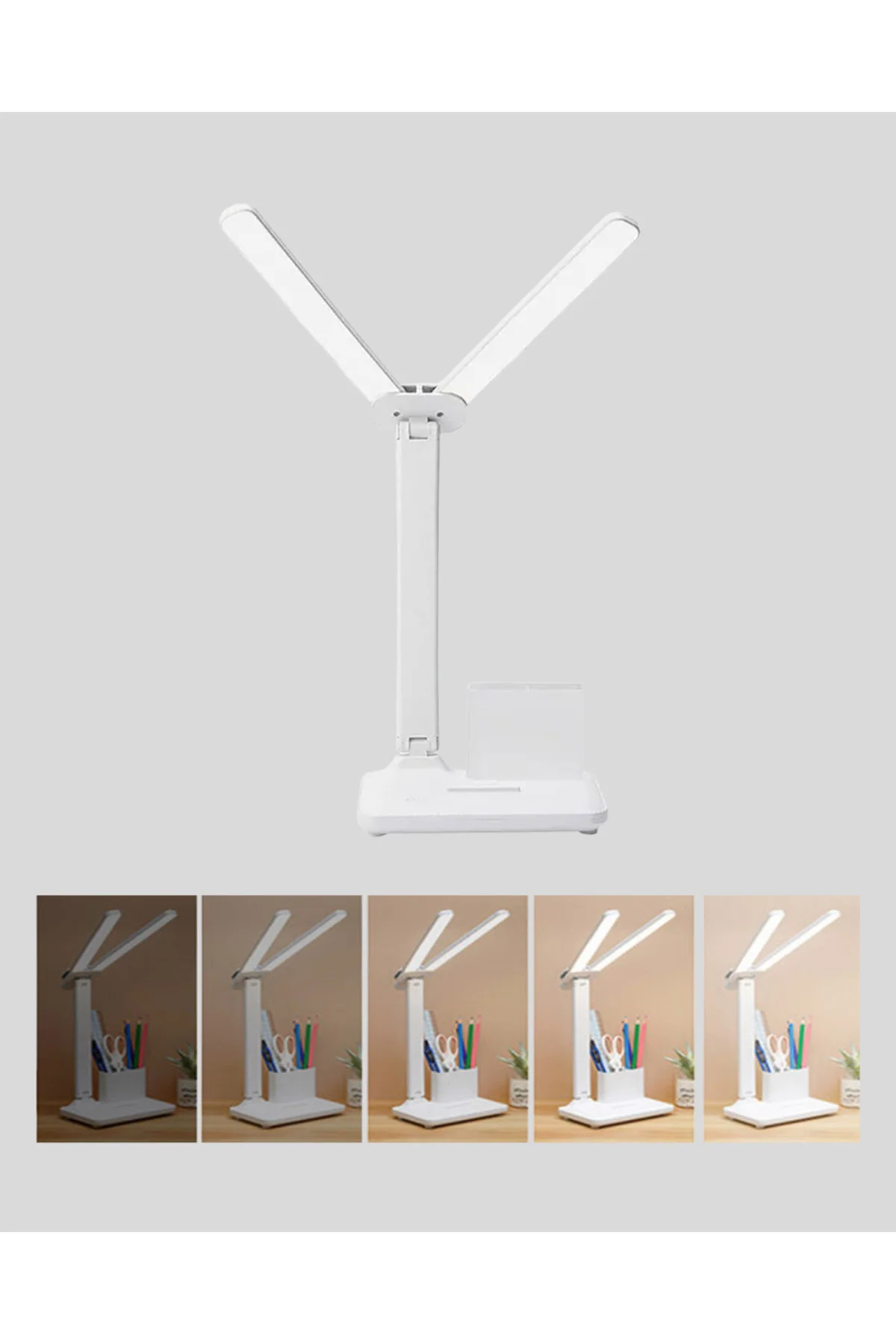 LED Işıklı Masa Lambası – Göz Yormayan, Kısılabilir ve Esnek Başl