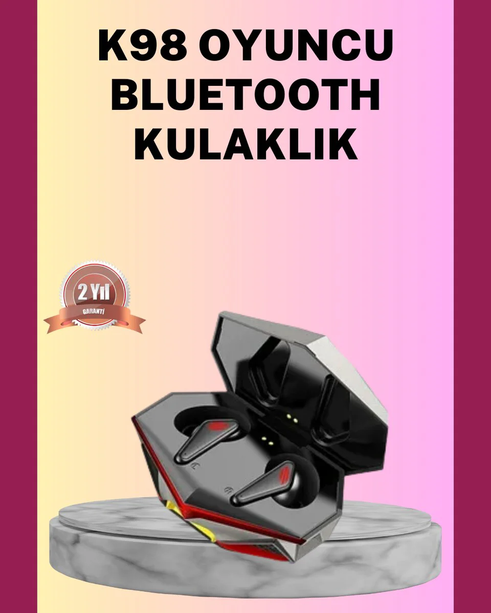 Led Işıklı Metal Kasa Kablosuz Gaming Kulaklık - Bluetooth 5.0, IPX4, Uzun Pil Ömrü