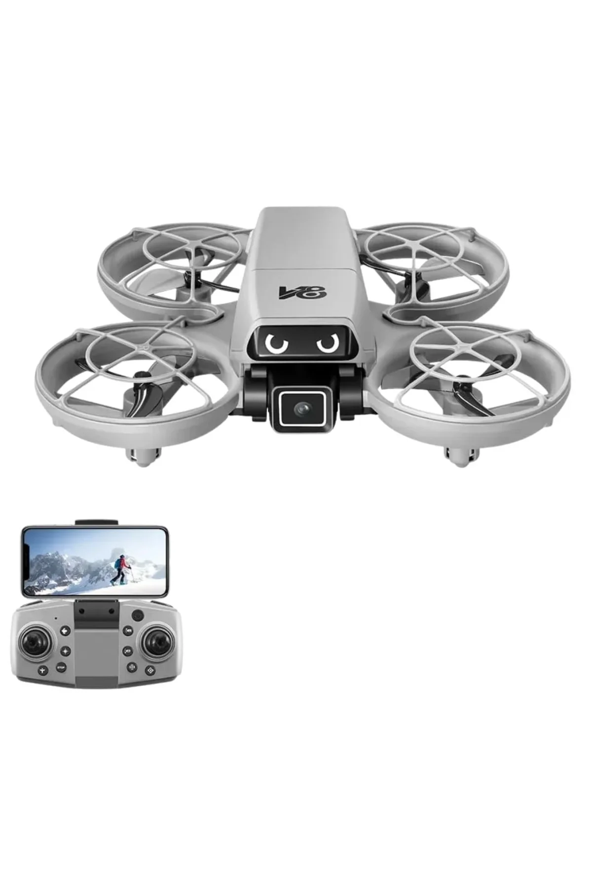 LED Işıklı Mini Drone Kameralı Headless ve APP Destekli LED Işıklı Mini Drone Kameralı Headless ve APP Destekli