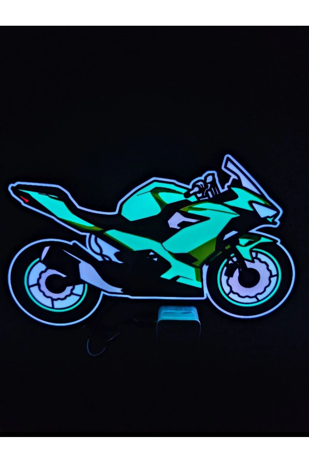 Led Işıklı Motorsiklet Lamba