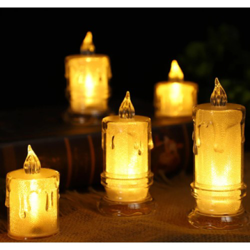 Led Işıklı Mum 11cm Gün Işığı 12'Lİ Led Işıklı Mum 11cm Gün Işığı 12'Lİ