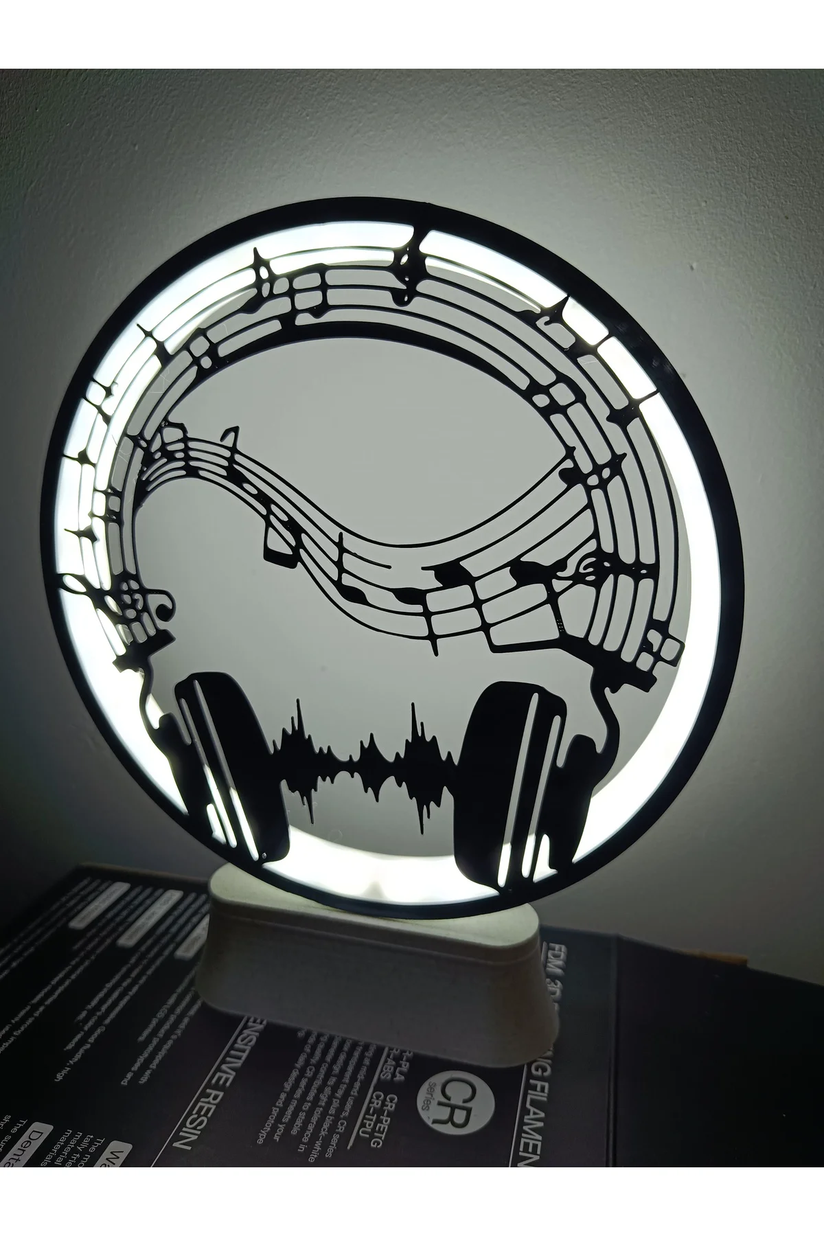 LED IŞIKLI MÜZİK KULAKLIK SOL ANAHTARI NOTA