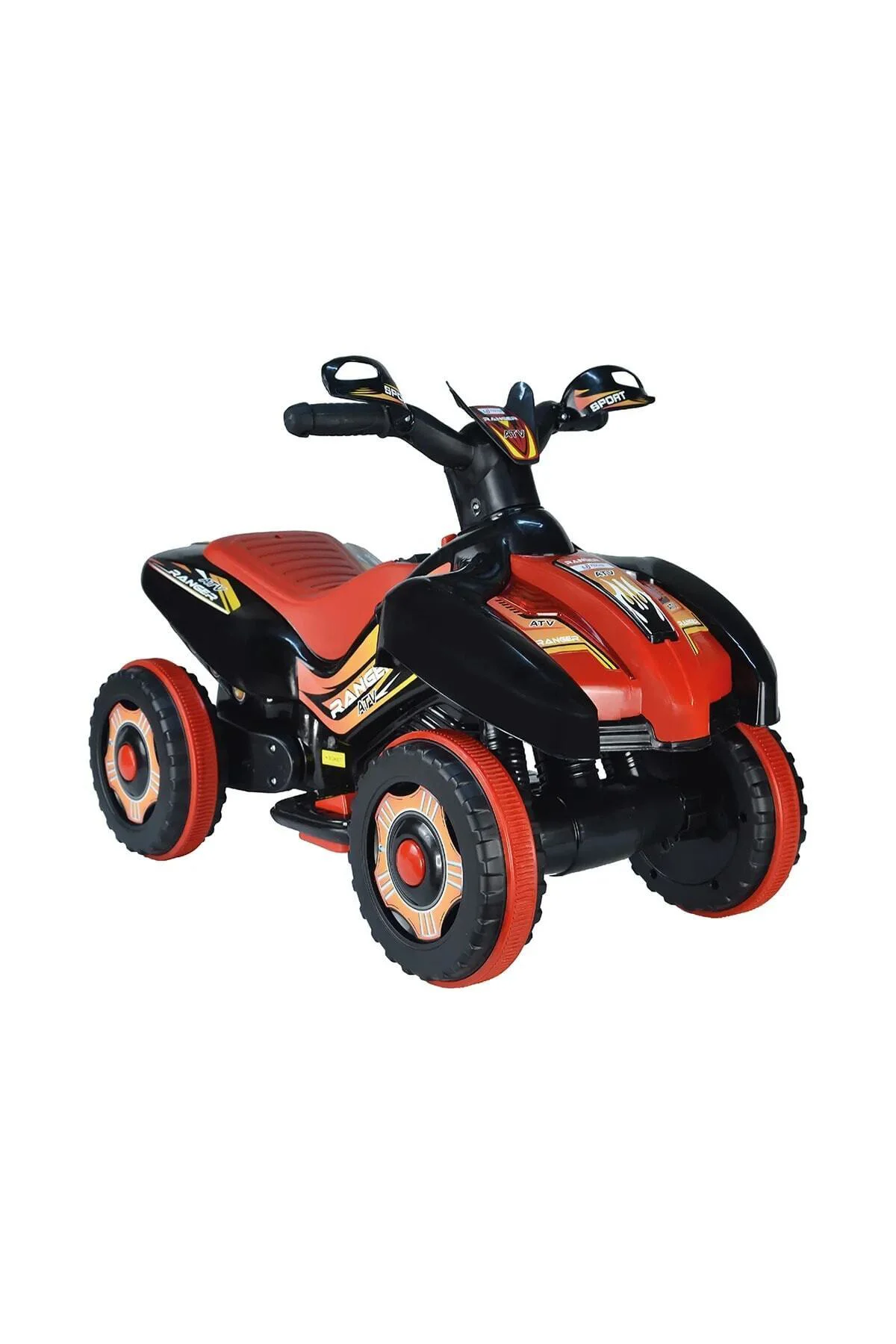 Led Işıklı Müzikli Akülü Atv-motor Kırmızı