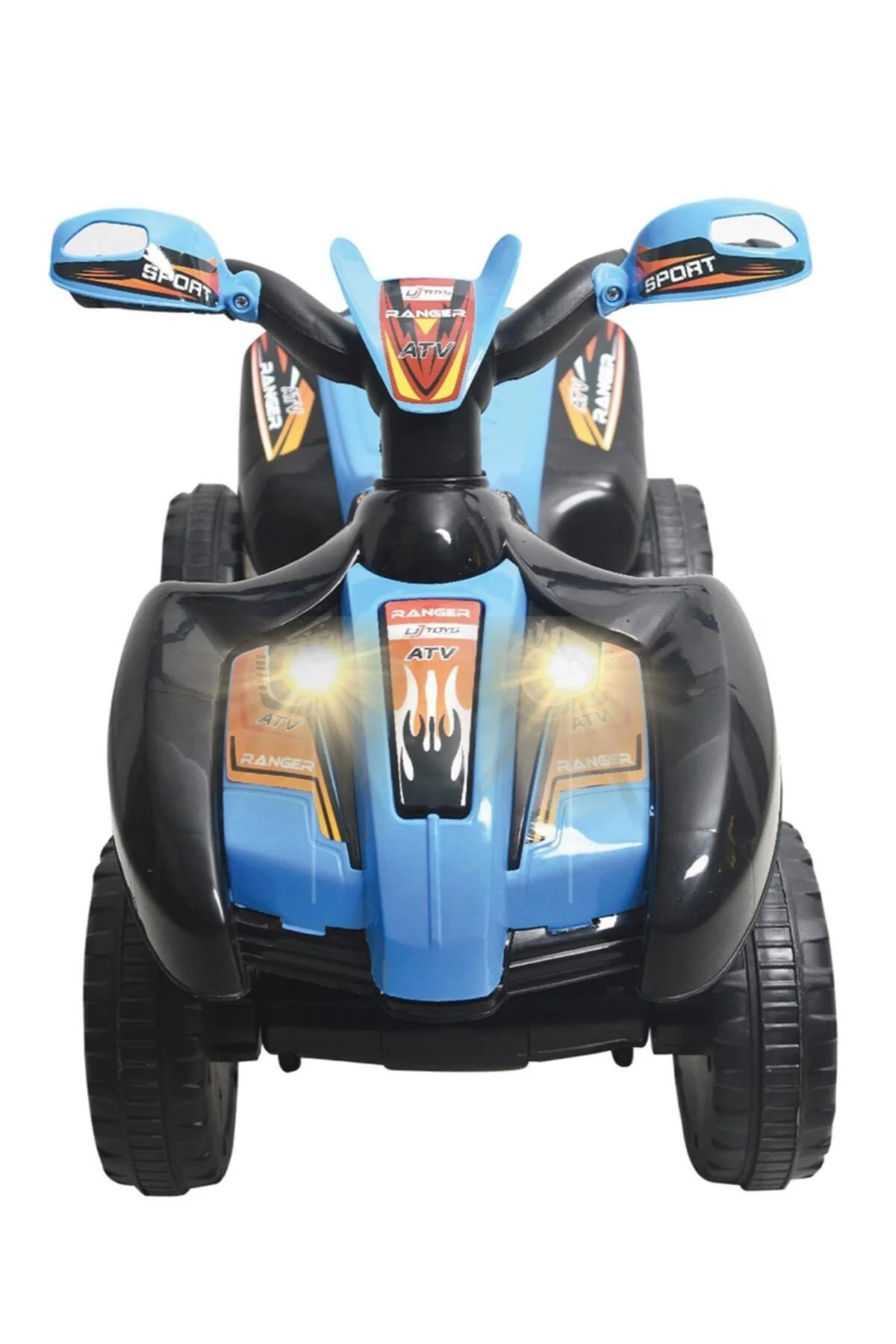 Led Işıklı Müzikli Akülü Atv-motor Mavi